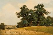 Eugen Ducker Landscape with oaks oil painting artist